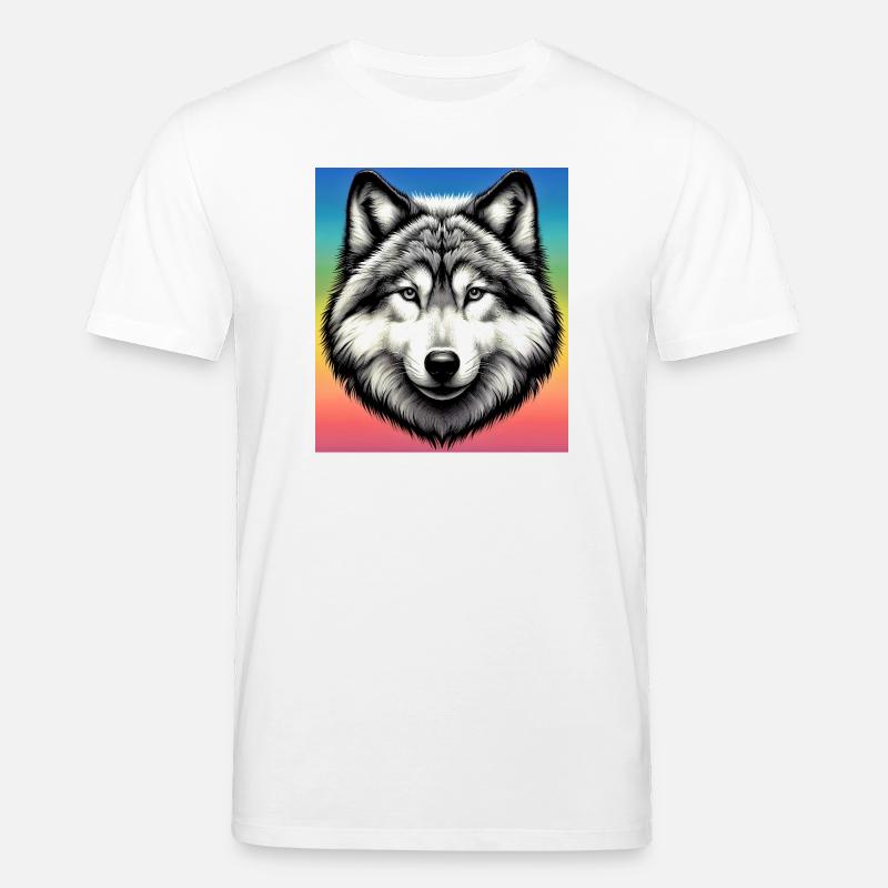Loup - T-shirt bio CREATOR Stanley/Stella Unisexe - blanc
