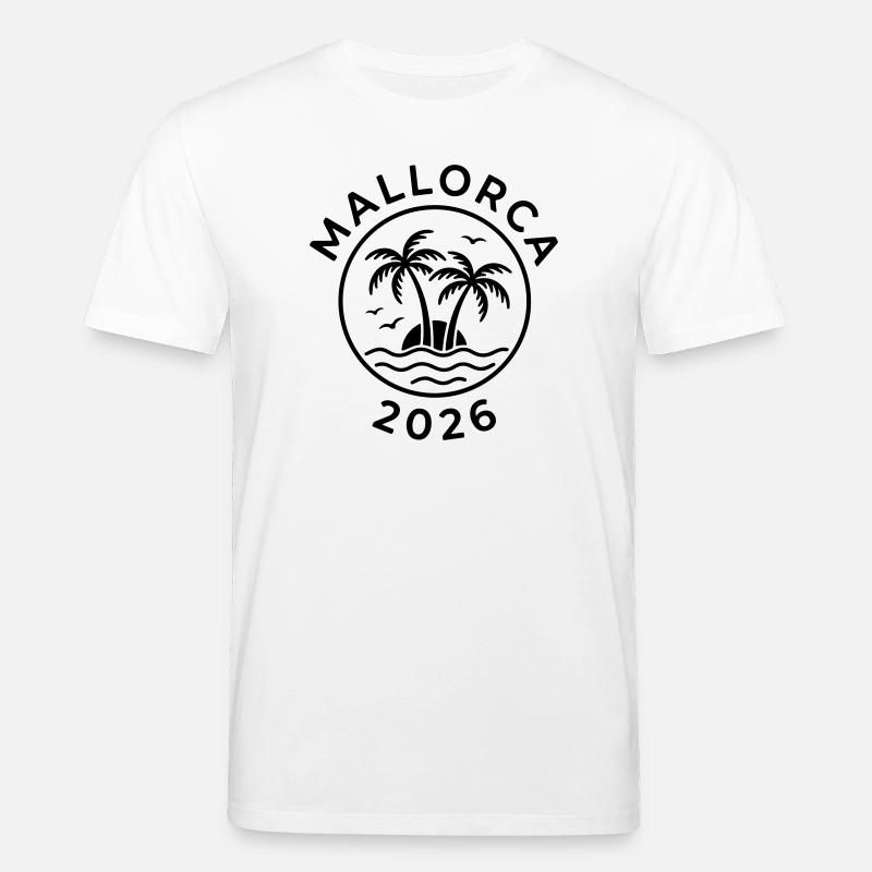 Mallorca 2026 - Stanley/Stella Unisex Bio-T-Shirt CREATOR  - Weiß