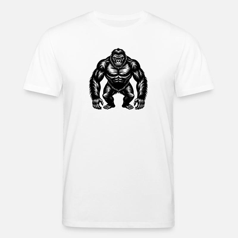 gorilla - Stanley/Stella CREATOR Unisex Organic T-Shirt - white