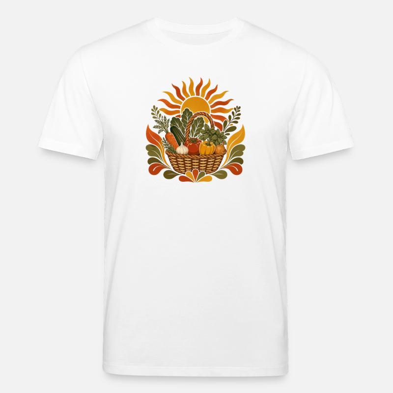 Panier de récolte d’été - T-shirt bio CREATOR Stanley/Stella Unisexe - blanc