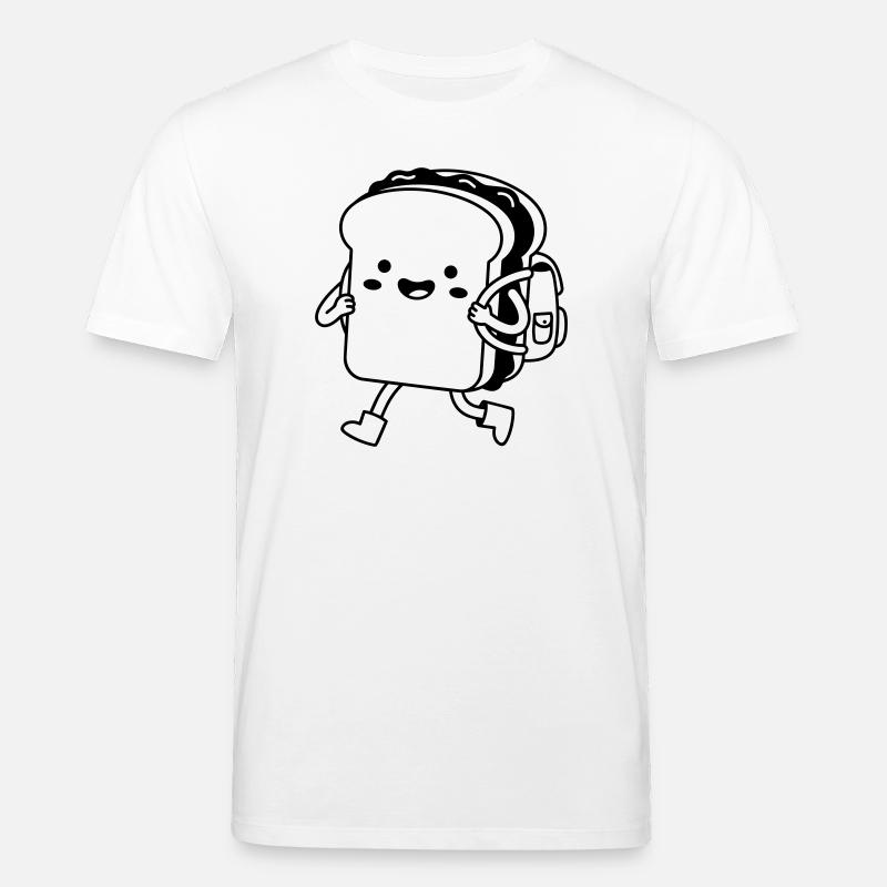 Sandwich Kawaii - T-shirt bio CREATOR Stanley/Stella Unisexe - blanc