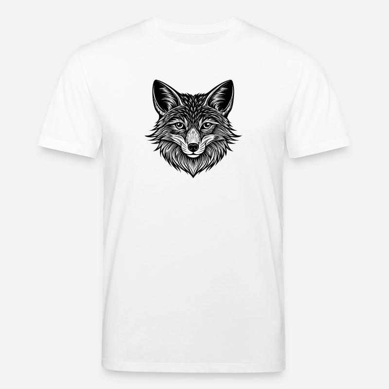 Fuchsgesicht - Stanley/Stella Unisex Bio-T-Shirt CREATOR  - Weiß