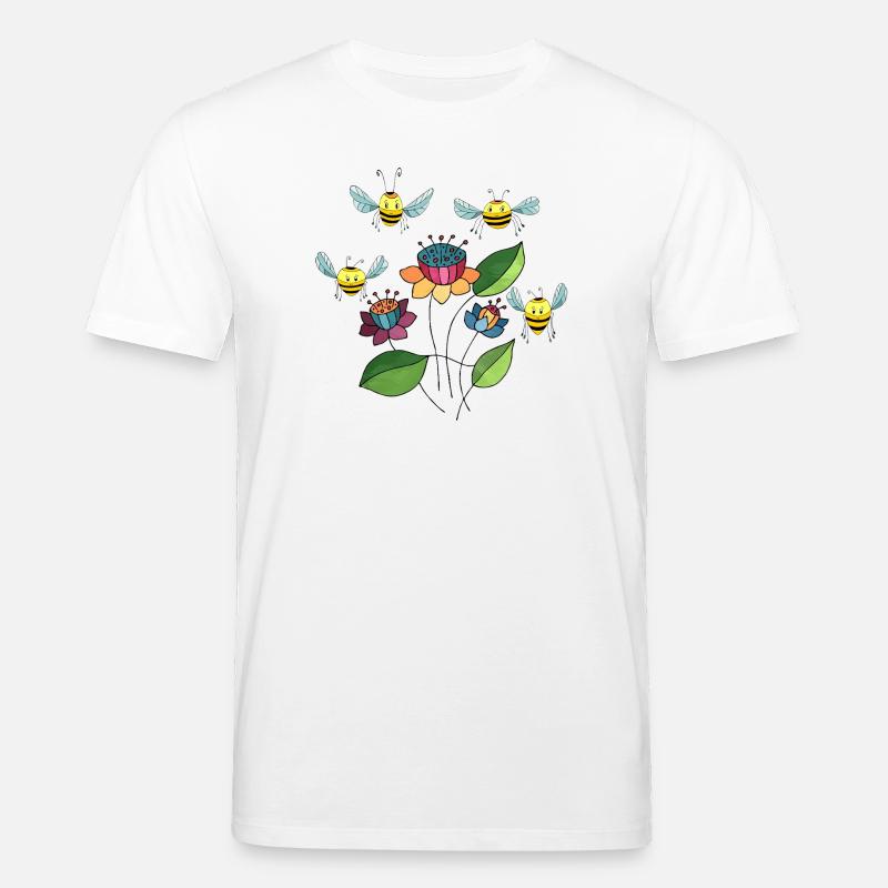 Insects - Stanley/Stella CREATOR Unisex Organic T-Shirt - white