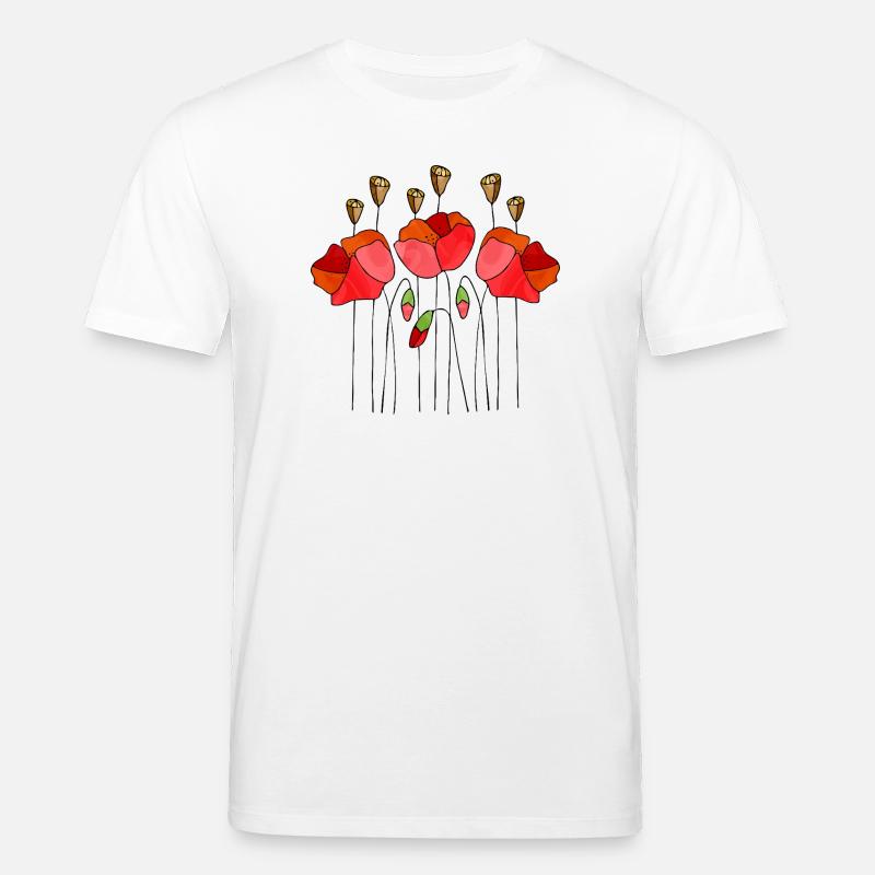 Blumen - Stanley/Stella Unisex Bio-T-Shirt CREATOR - Weiß