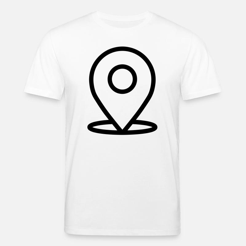 localisation - T-shirt bio CREATOR Stanley/Stella Unisexe - blanc
