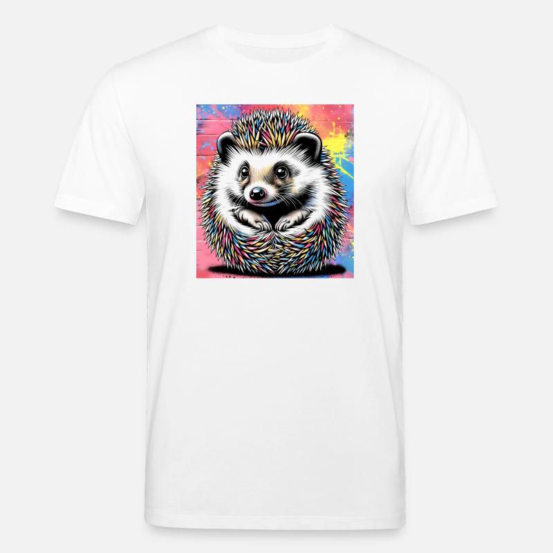 Igel - Stanley/Stella Unisex Bio-T-Shirt CREATOR  - Weiß