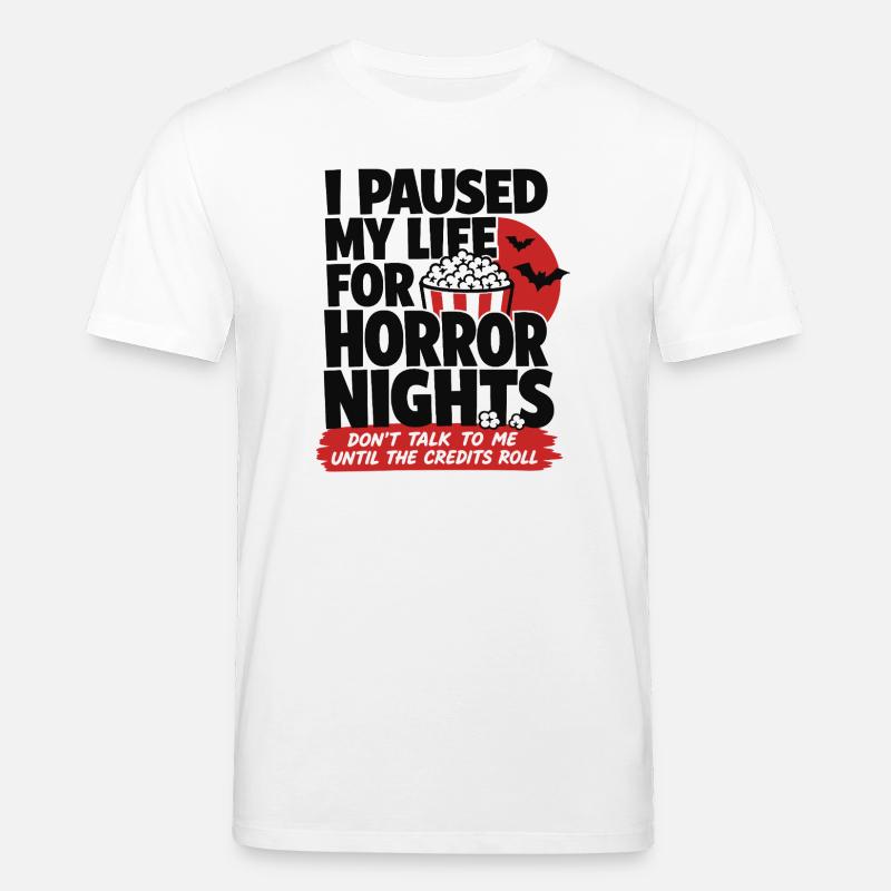 Horror Nights Credits Roll - Stanley/Stella Unisex Bio-T-Shirt CREATOR  - Weiß
