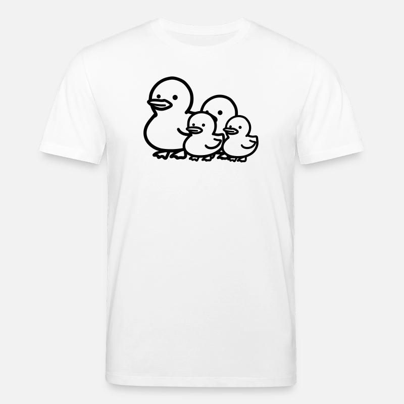 Entenfamilie - Stanley/Stella Unisex Bio-T-Shirt CREATOR - Weiß