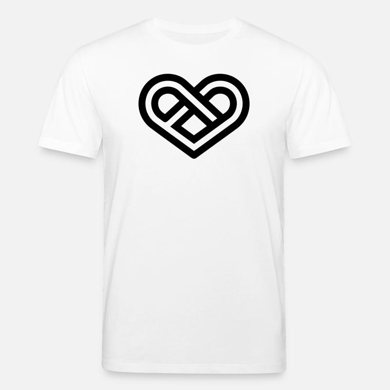 Unendliches Herz - Stanley/Stella Unisex Bio-T-Shirt CREATOR - Weiß