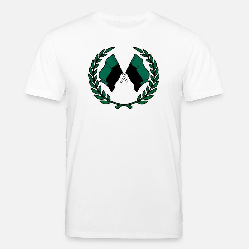 Texel Laurel Flags – Island Pride - Stanley/Stella Unisex Bio-T-Shirt CREATOR - Weiß