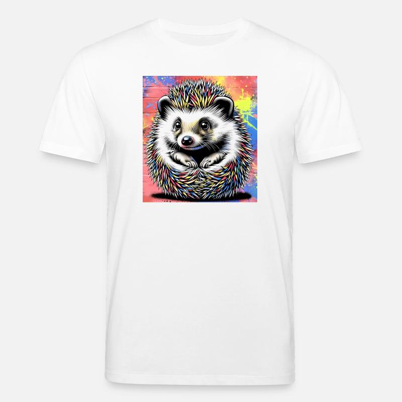 Igel - Stanley/Stella Unisex Bio-T-Shirt CREATOR  - Weiß