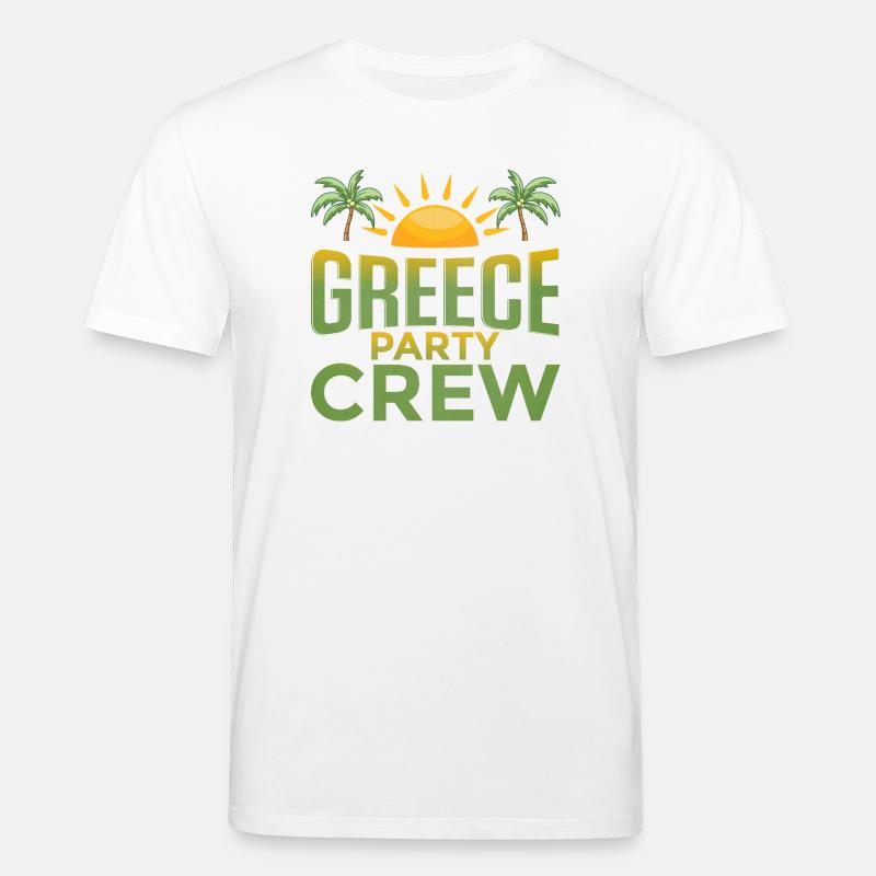 Greece Party Crew - Stanley/Stella Unisex Bio-T-Shirt CREATOR  - Weiß