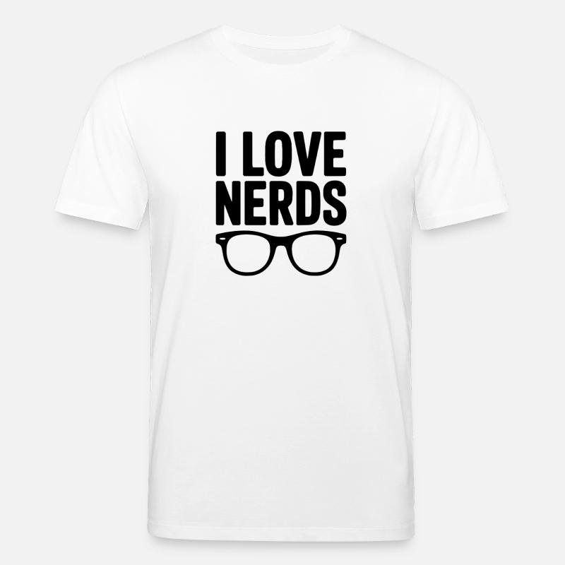 J’adore les nerds - T-shirt bio CREATOR Stanley/Stella Unisexe - blanc