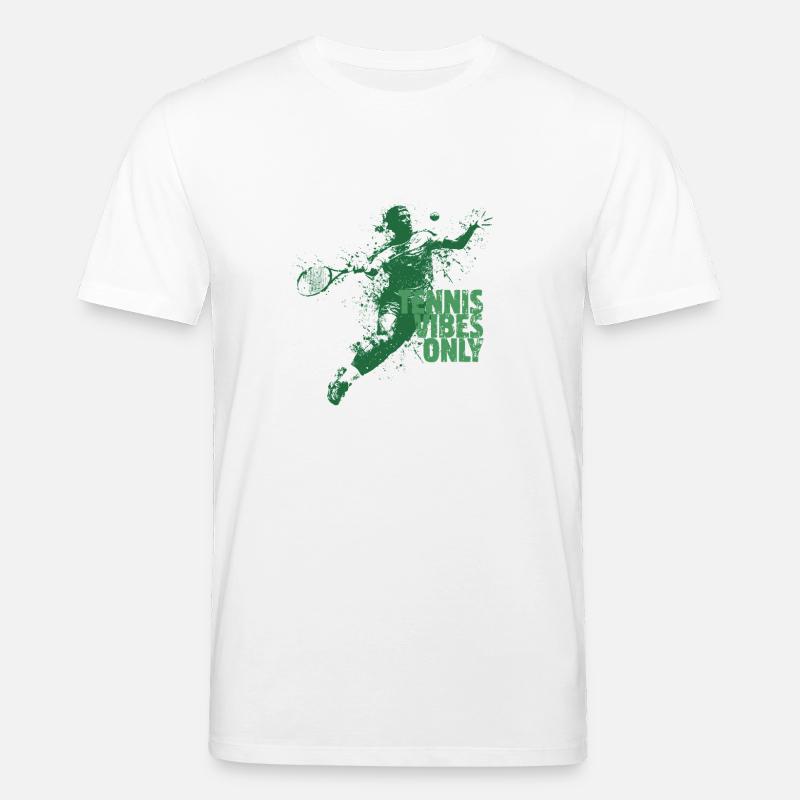 Tennis-Vibes Nur Spritzer - Stanley/Stella Unisex Bio-T-Shirt CREATOR - Weiß