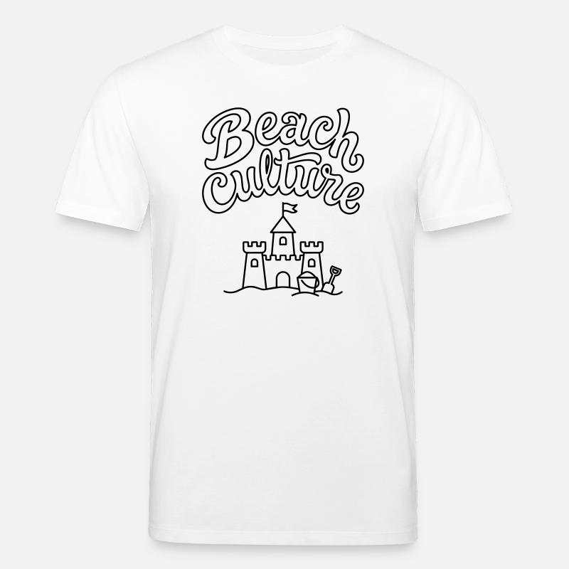 Culture de la plage - T-shirt bio CREATOR Stanley/Stella Unisexe - blanc