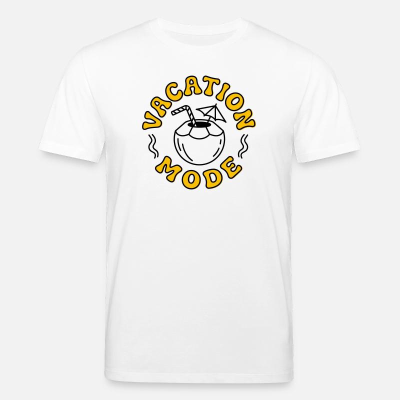 Urlaubsmodus - Stanley/Stella Unisex Bio-T-Shirt CREATOR  - Weiß