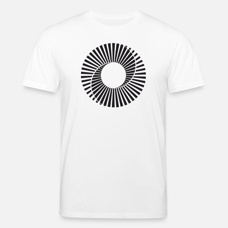 Conception en spirale scanimation - T-shirt bio CREATOR Stanley/Stella Unisexe - blanc