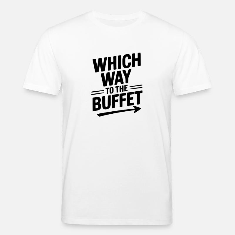 Où se trouve le buffet - T-shirt bio CREATOR Stanley/Stella Unisexe - blanc