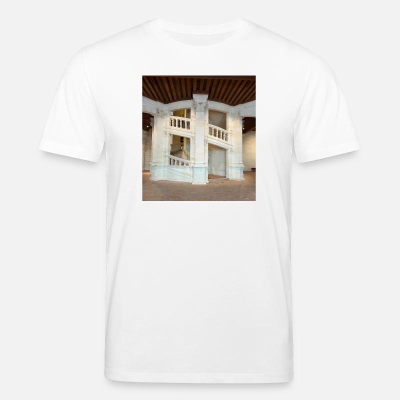 Escalier à double révolution - T-shirt bio CREATOR Stanley/Stella Unisexe - blanc