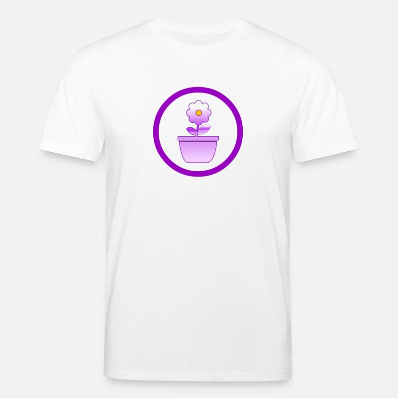 Blume - Stanley/Stella Unisex Bio-T-Shirt CREATOR  - Weiß