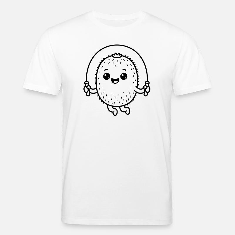 Kiwi niedlich - Stanley/Stella Unisex Bio-T-Shirt CREATOR  - Weiß
