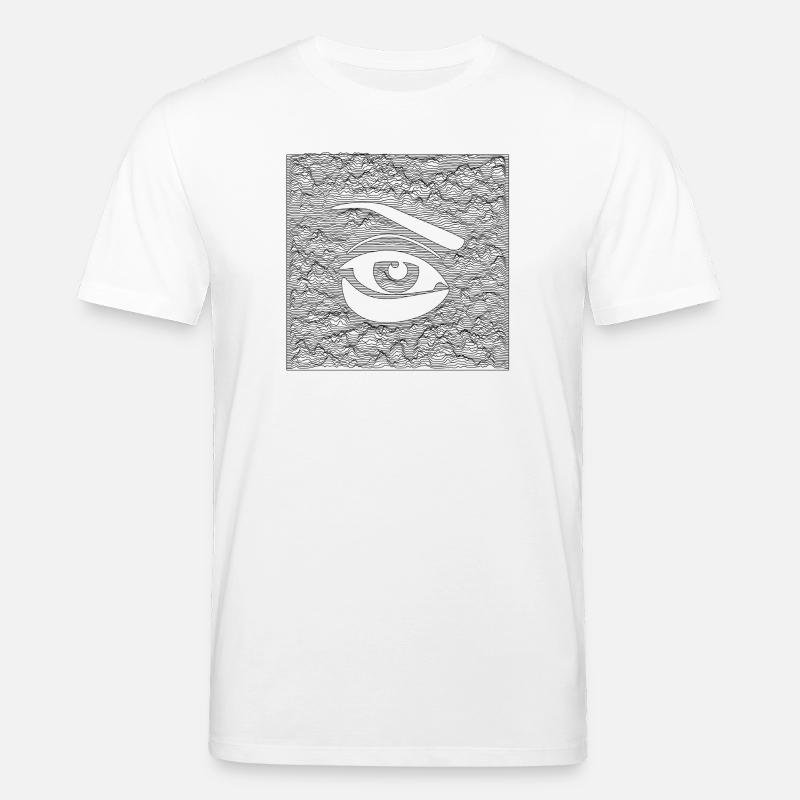 Das Auge – Schwarz - Stanley/Stella Unisex Bio-T-Shirt CREATOR  - Weiß
