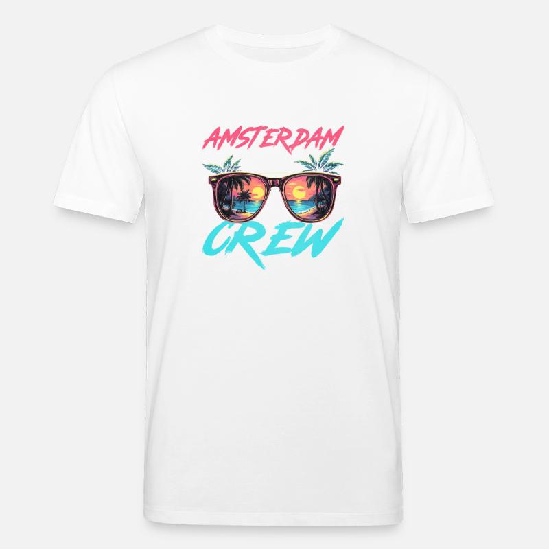 Amsterdam Party Crew - Stanley/Stella Unisex Bio-T-Shirt CREATOR  - Weiß