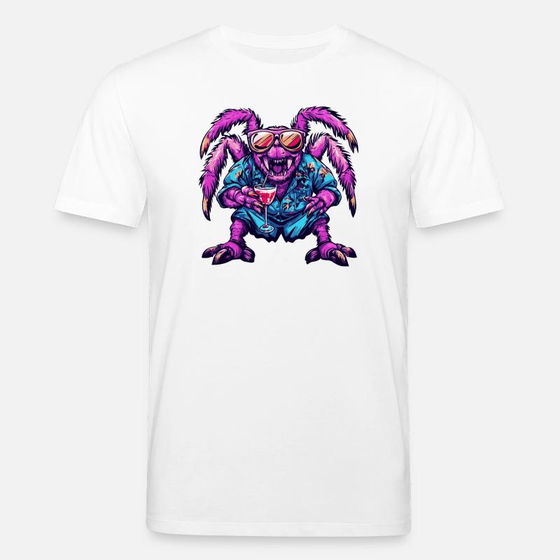 Tarantula Comic Sommer - Stanley/Stella Unisex Bio-T-Shirt CREATOR - Weiß