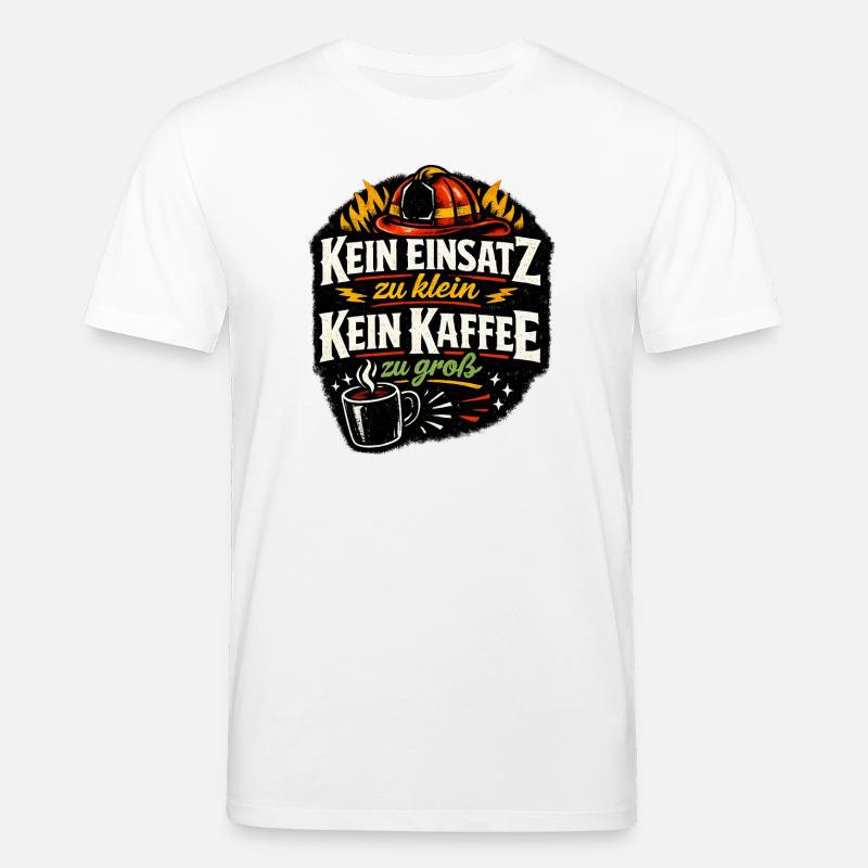 Kein Einsatz Zu Klein Kaffeeheld - Stanley/Stella Unisex Bio-T-Shirt CREATOR - Weiß