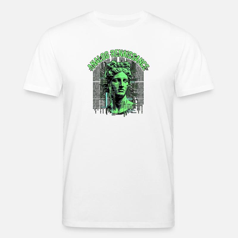 Technologie de la Renaissance analogique - T-shirt bio CREATOR Stanley/Stella Unisexe - blanc