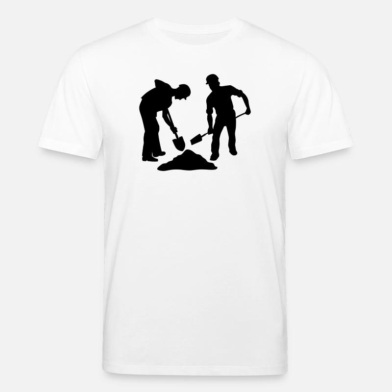 Sandarbeiterteam – Bodenpersonal - Stanley/Stella Unisex Bio-T-Shirt CREATOR - Weiß