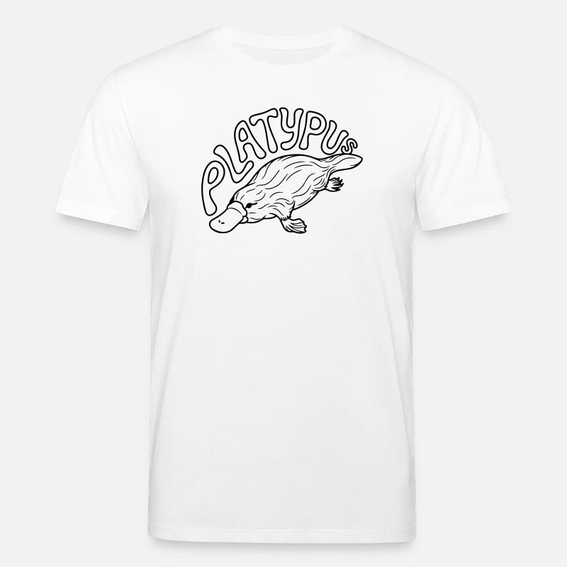 Platypus - Stanley/Stella CREATOR Unisex Organic T-Shirt - white