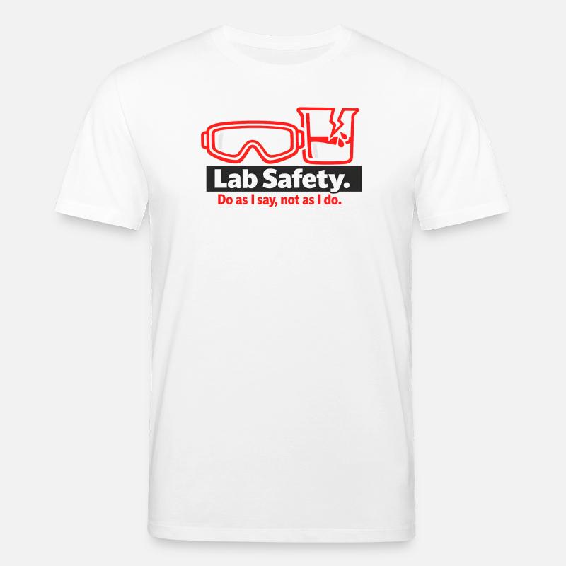 Schutzbrillen Spruch Grafik - Stanley/Stella Unisex Bio-T-Shirt CREATOR  - Weiß
