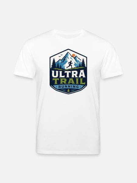 Ultra Trail Running - Stanley/Stella CREATOR Unisex Organic T-Shirt - white