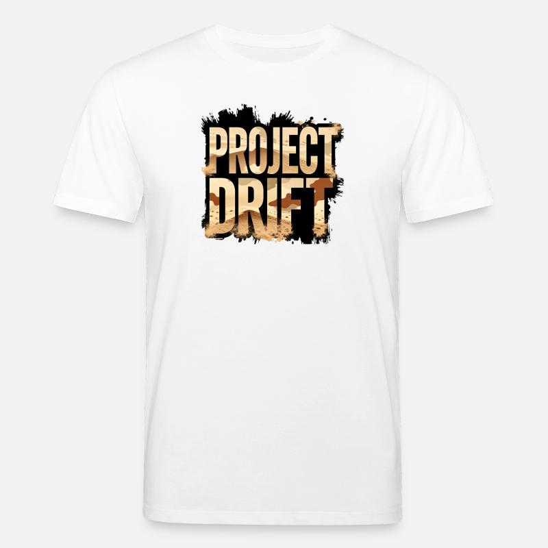 Project Drift Camouflage Racing Statement - Stanley/Stella CREATOR Unisex Organic T-Shirt - white