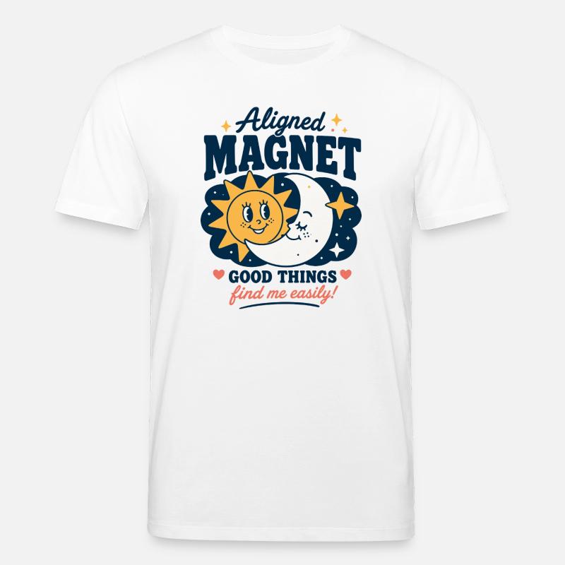 Aligned Magnet Good Things Design - Stanley/Stella Unisex Bio-T-Shirt CREATOR  - Weiß