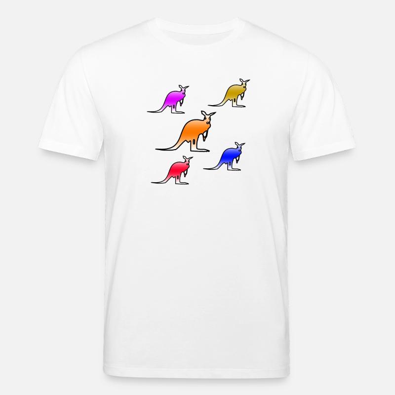 Kängurus - Stanley/Stella Unisex Bio-T-Shirt CREATOR - Weiß