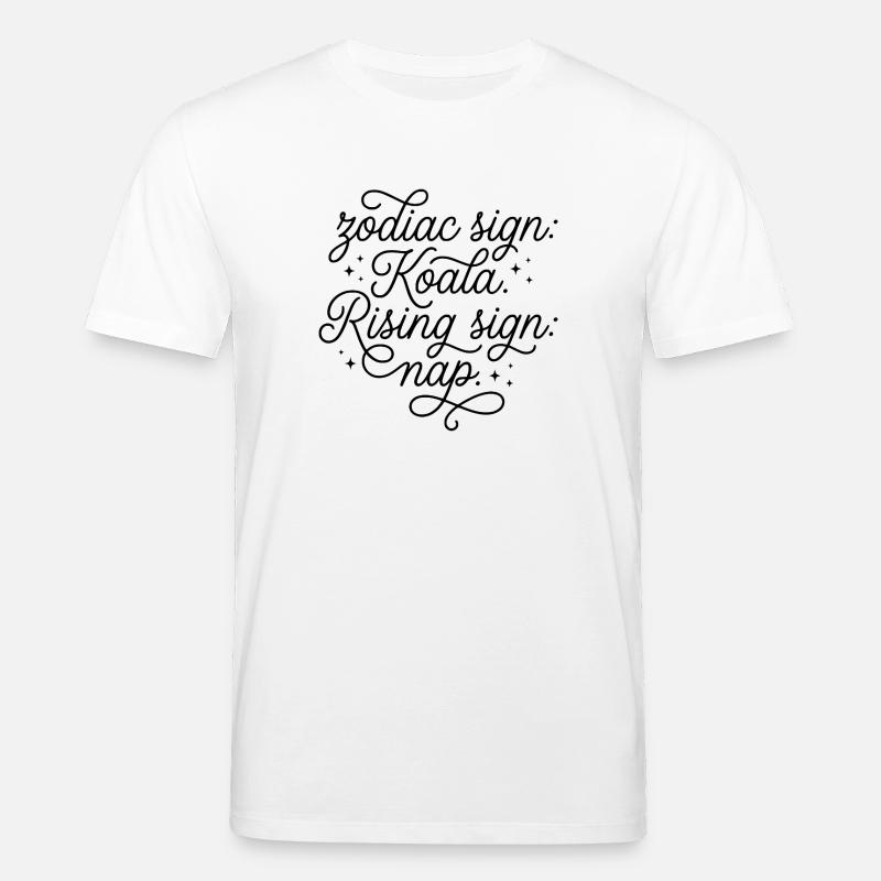 Sternzeichen Koala Aszendent Nickerchen - Stanley/Stella Unisex Bio-T-Shirt CREATOR  - Weiß