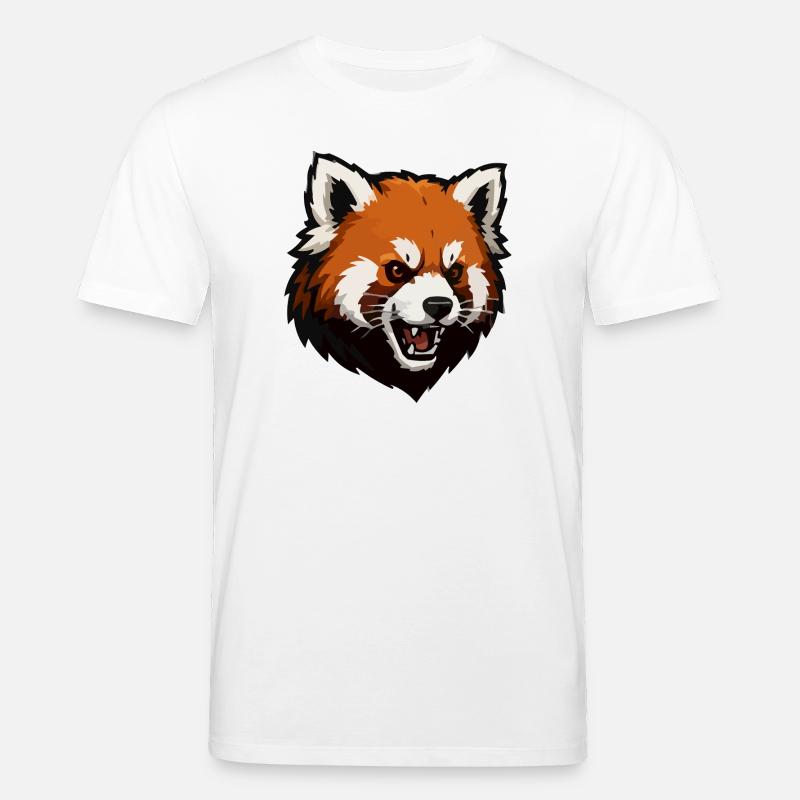 Aggressive Fox - Stanley/Stella CREATOR Unisex Organic T-Shirt - white