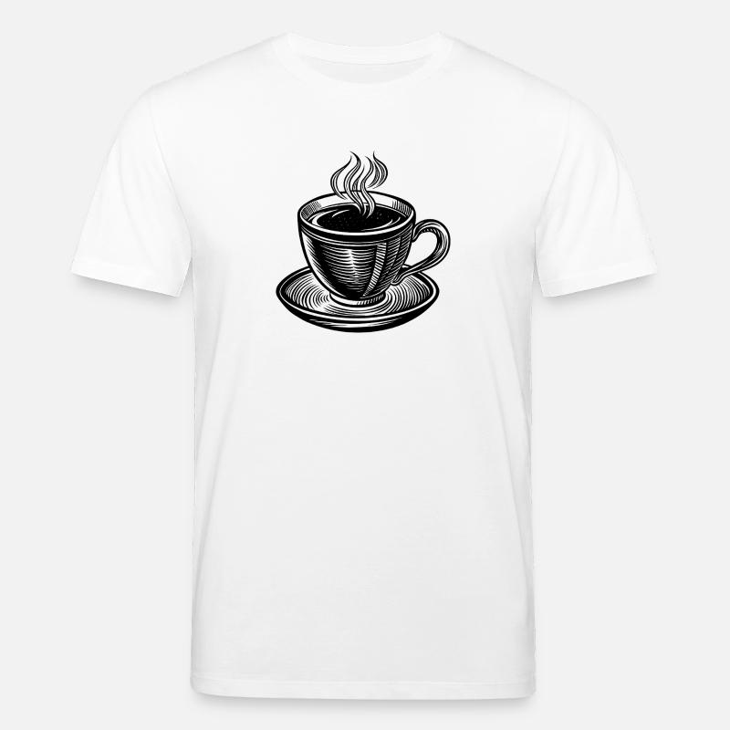Kaffeetasse - Stanley/Stella Unisex Bio-T-Shirt CREATOR  - Weiß