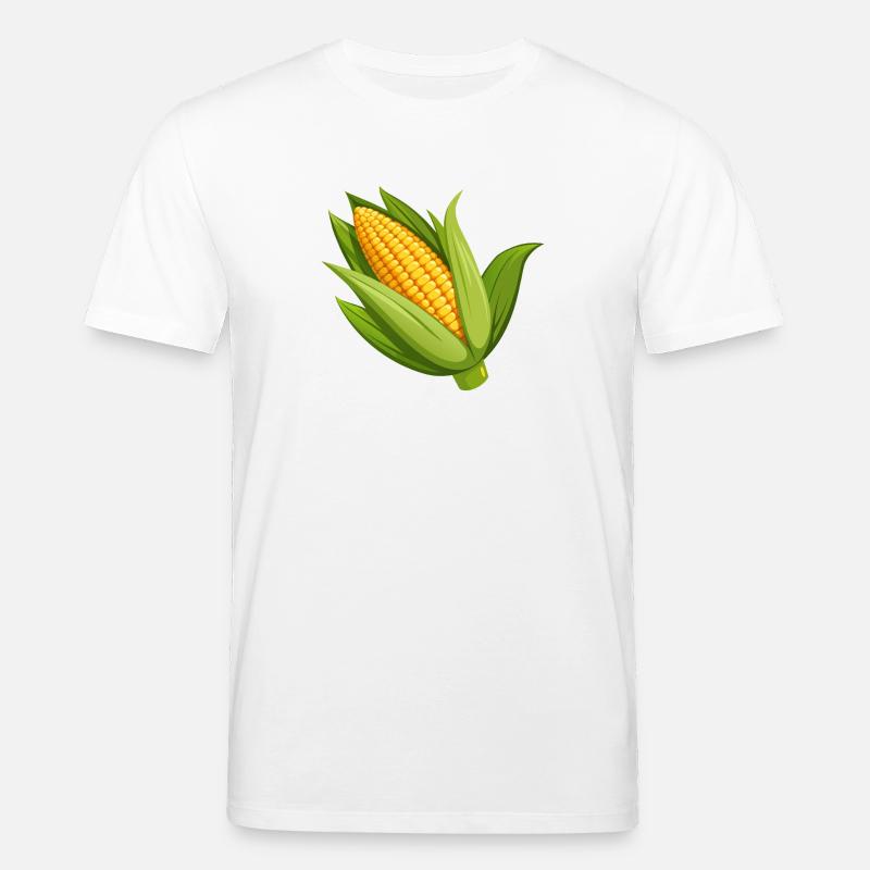 Maïs en épi - T-shirt bio CREATOR Stanley/Stella Unisexe - blanc
