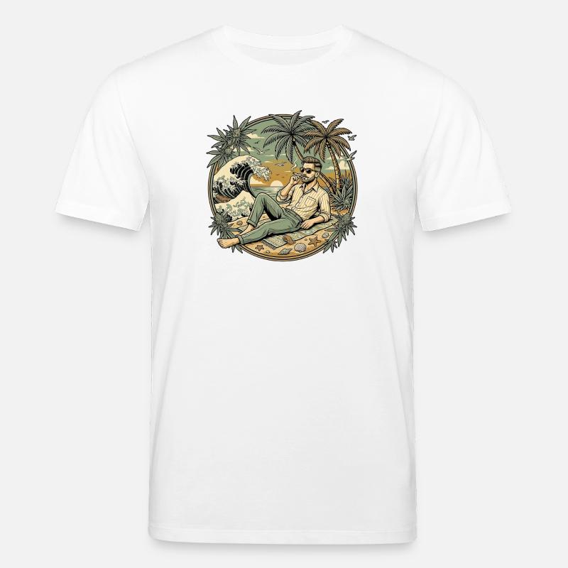 Smoky Summer - Stanley/Stella Unisex Bio-T-Shirt CREATOR  - Weiß