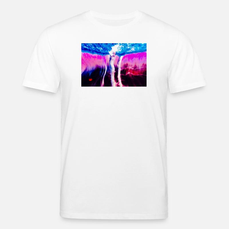 Neon Rift Psychédélique - T-shirt bio CREATOR Stanley/Stella Unisexe - blanc