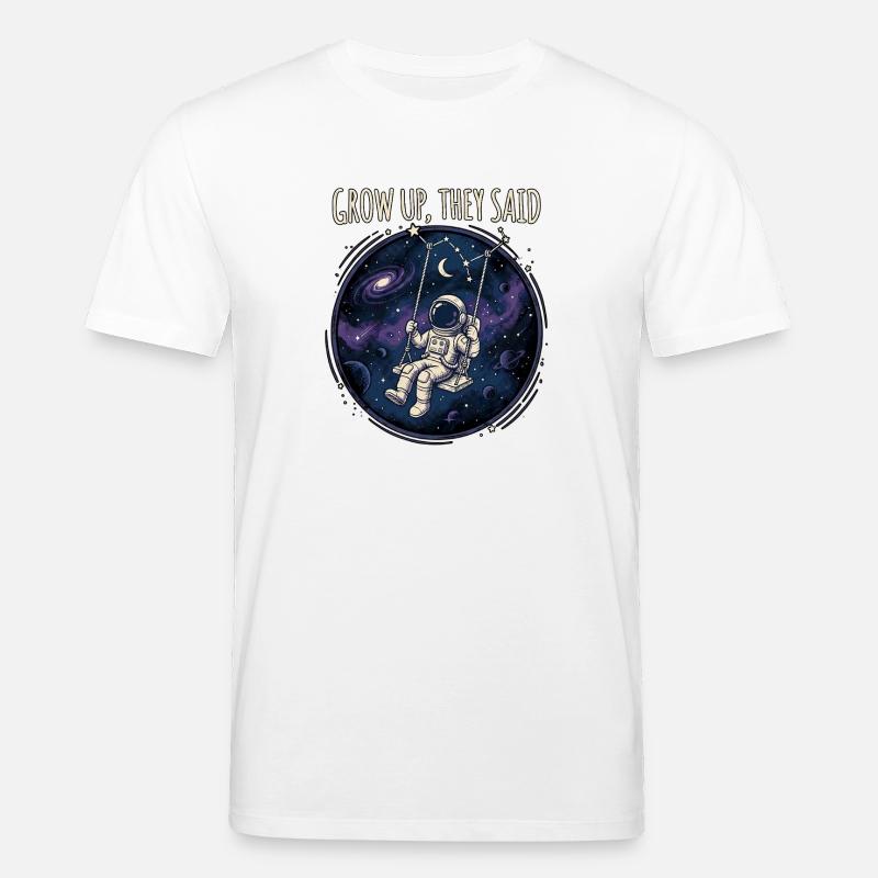 Grandis un peu, disaient - T-shirt bio CREATOR Stanley/Stella Unisexe - blanc