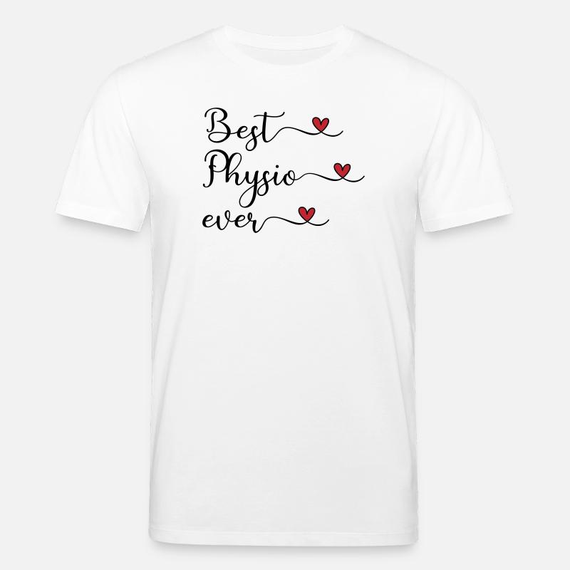 Bester Physiotherapeut - Stanley/Stella Unisex Bio-T-Shirt CREATOR  - Weiß