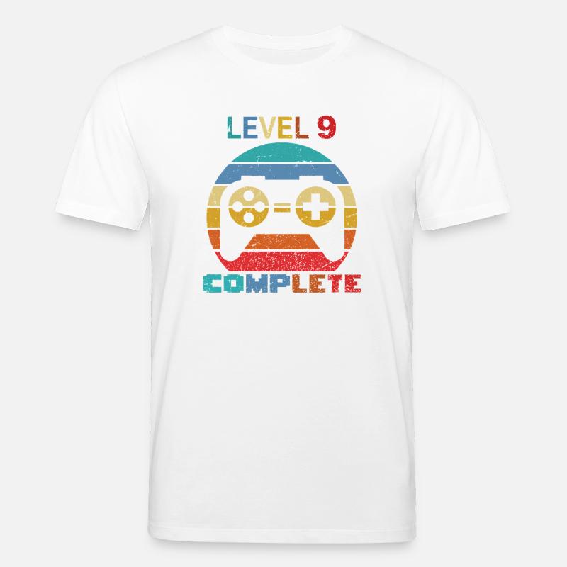 Niveau 9 terminé - T-shirt bio CREATOR Stanley/Stella Unisexe - blanc