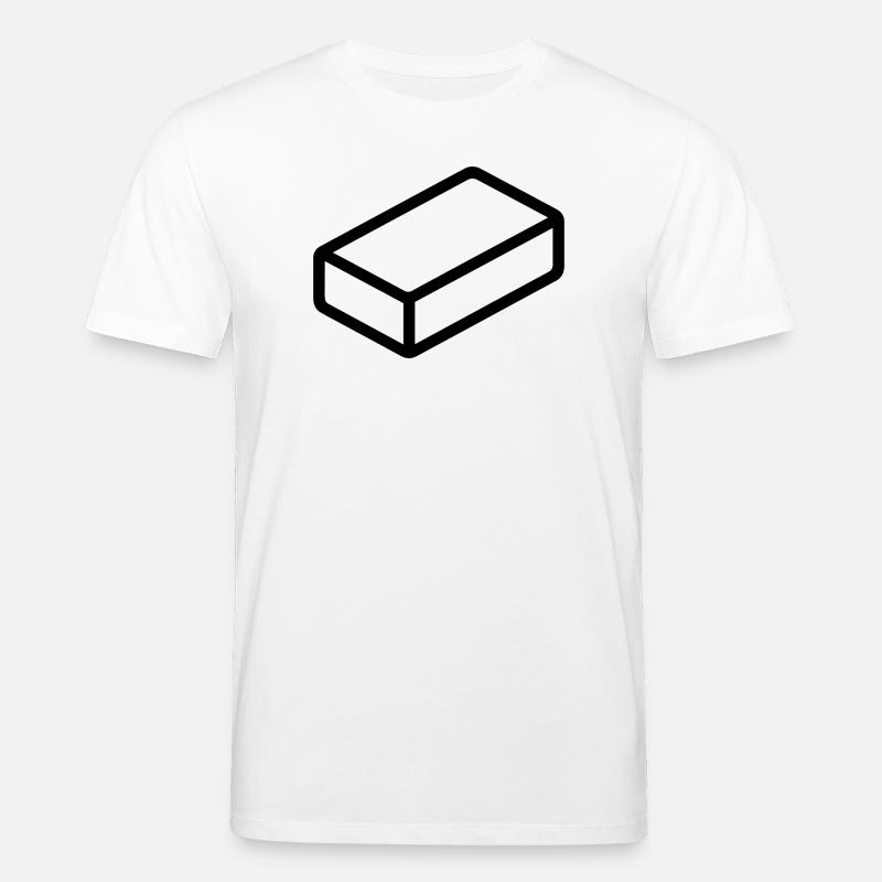 brique - T-shirt bio CREATOR Stanley/Stella Unisexe - blanc