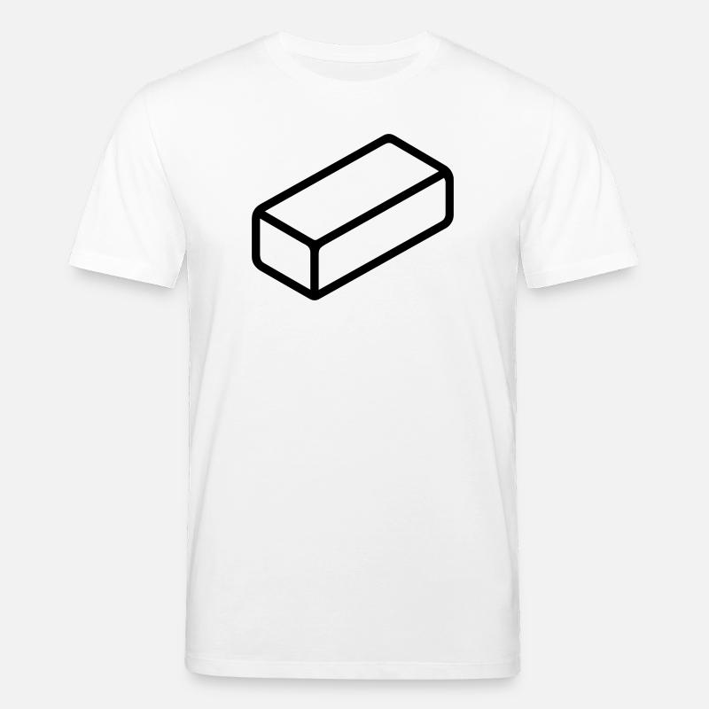 brique - T-shirt bio CREATOR Stanley/Stella Unisexe - blanc