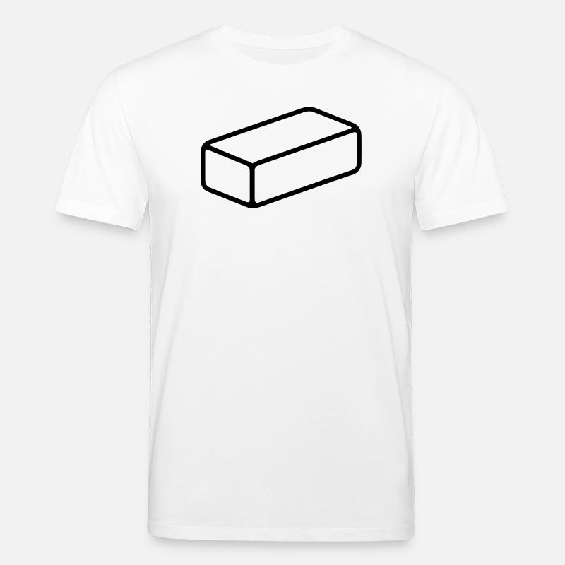 brique - T-shirt bio CREATOR Stanley/Stella Unisexe - blanc