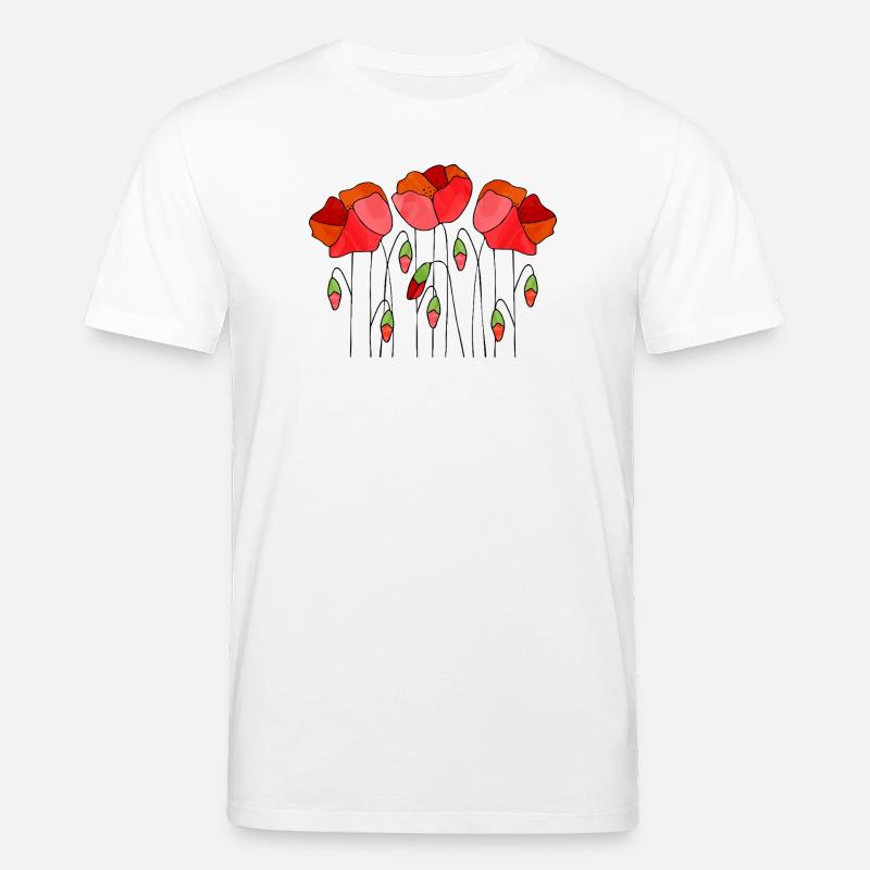 Fleur - T-shirt bio CREATOR Stanley/Stella Unisexe - blanc